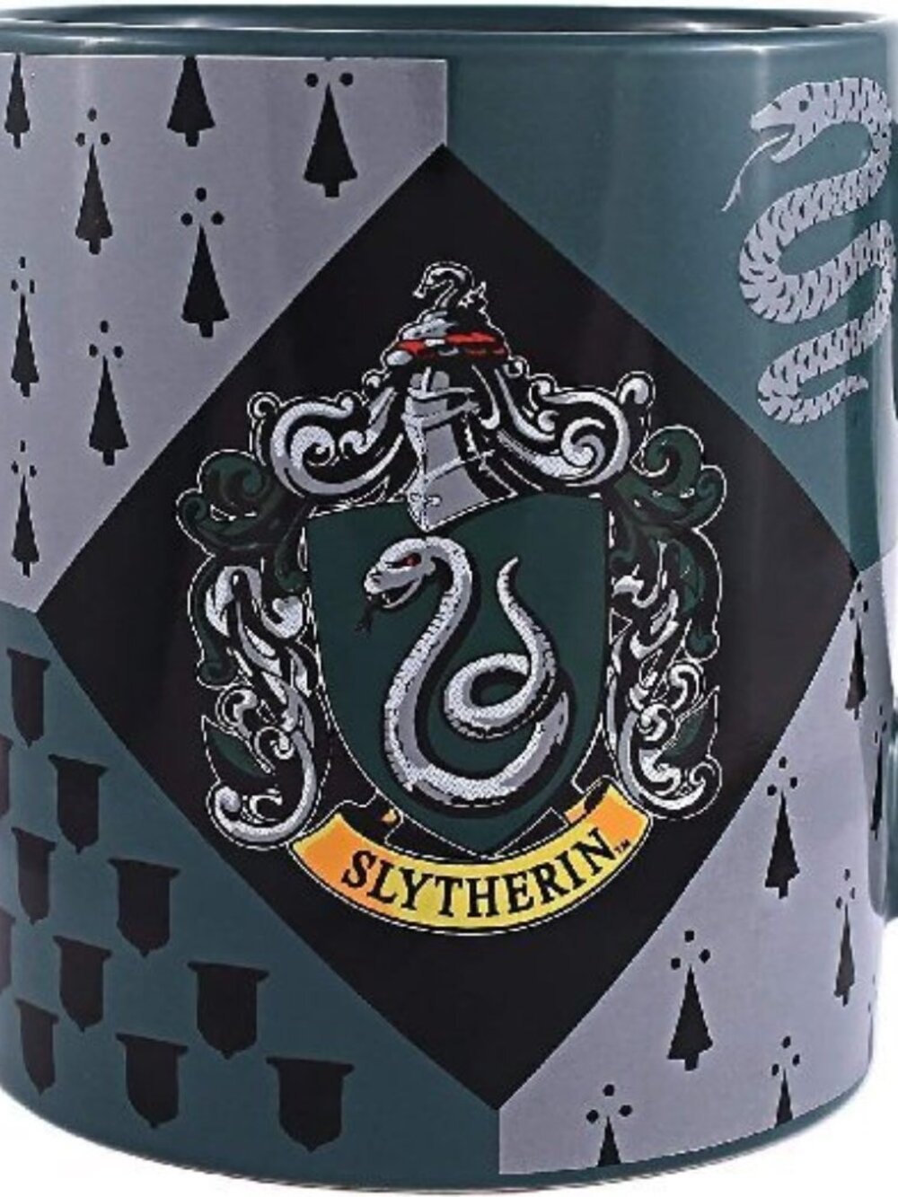 SILVER BUFFALO HARRY POTTER SLYTHERIN HOUSE CREST CERAMIC MUG 14oz